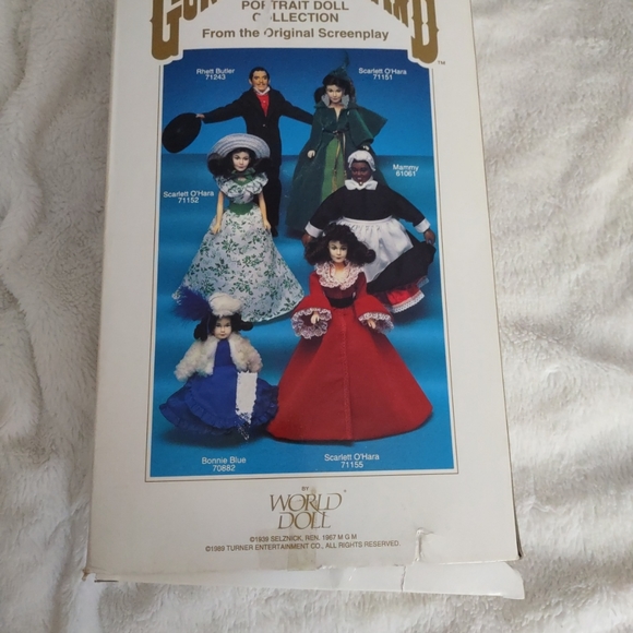 World doll Gone with the wind Scarlett O'Hara 1989 New with box - Picture 3 of 6
